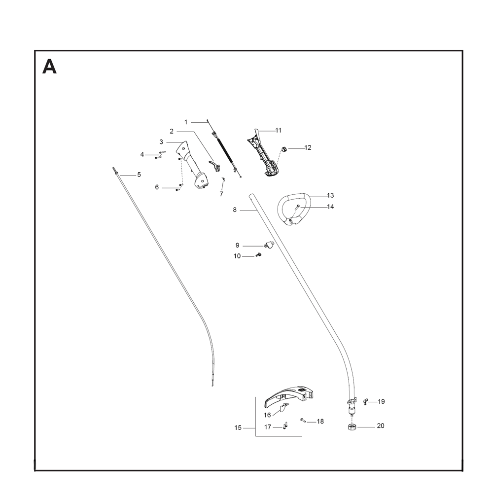Husqvarna 125 C(544101601) Parts List Husqvarna 125 C(544101601) Repair Parts OEM Parts